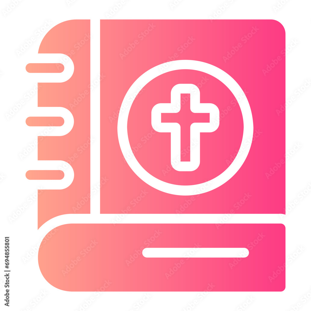 Obraz premium bible gradient icon