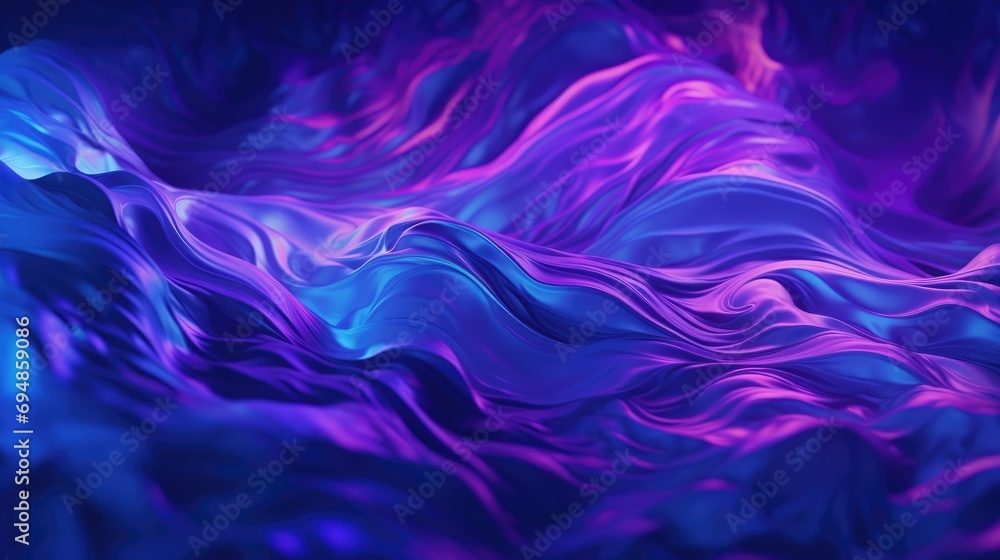 Abstract liquid background in electric neon colors.