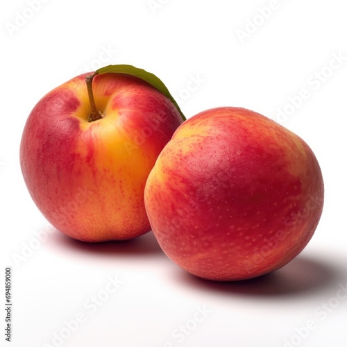Two Flat Peaches