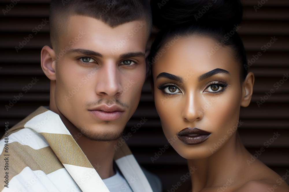 Created with generative AI creative photo of fashionable luxurious people Created with generative AI creative photo of fashionable luxurious people