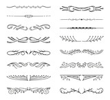 Hand drawn divider collection