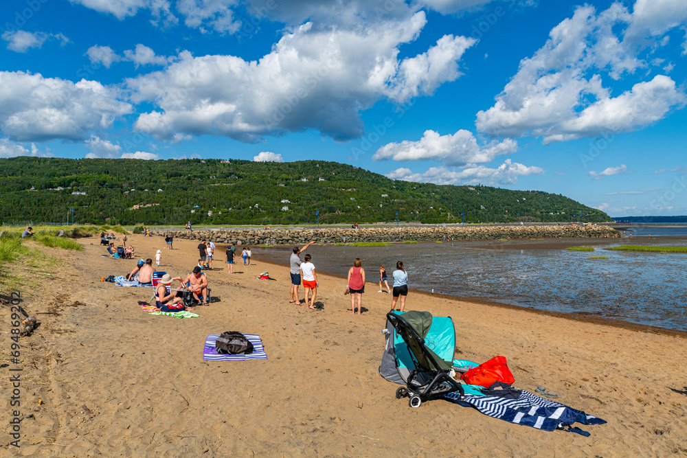 Beach in Baie-Saint-Paul, Quebec, Canada Beach in Baie-Saint-Paul, Quebec, Canada