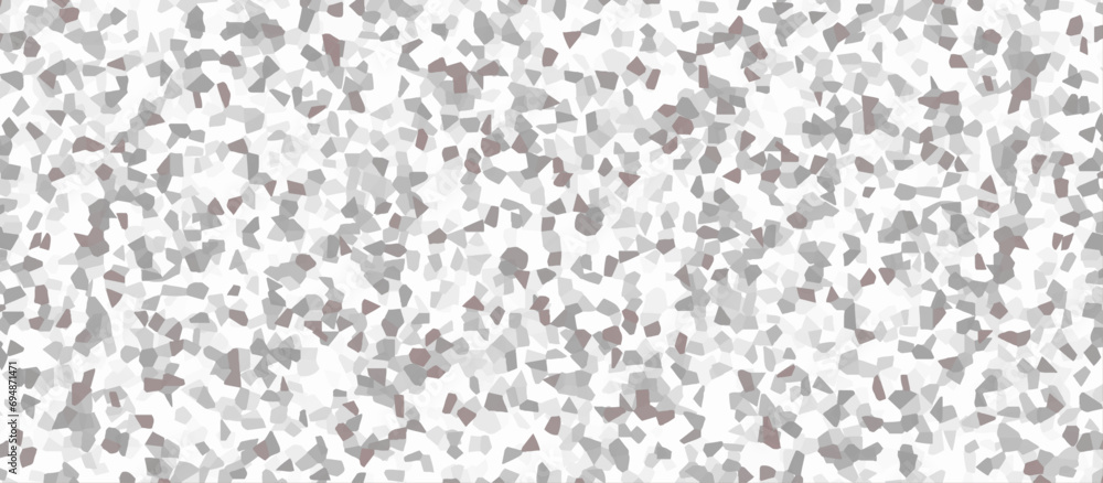 Abstract design with white paper background and terrazzo flooring ...