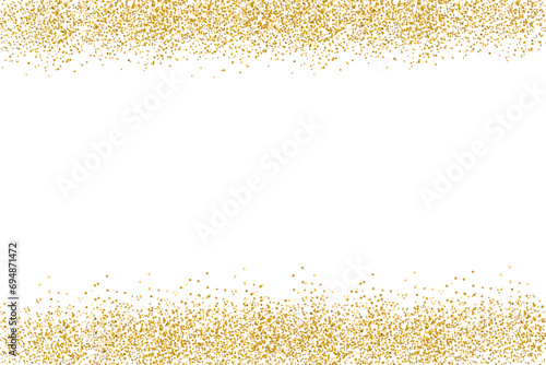 Quadro su tela Abstract Gold Dust Glitter Wave Background