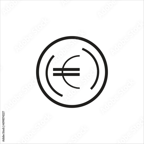 money vector icon line template