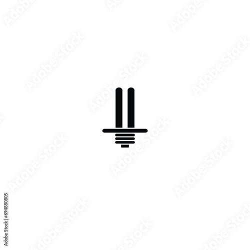 fluorescent bulb icon