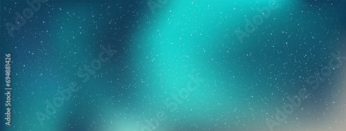 Astrology horizontal high quality background galaxy illustration with night shining starry sky and northern lights.