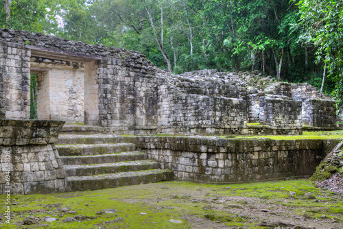 Portal, Structure IV-B, Balamku Archaeological Zone, Mayan Ruins, Campeche State, Mexico photo