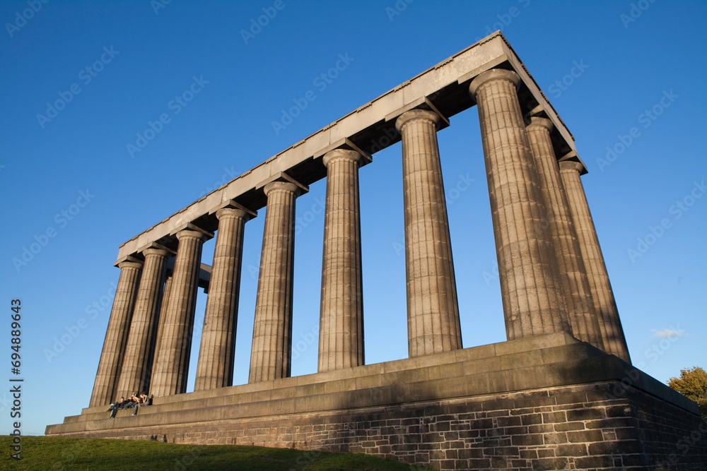 The National Monument, Calton Hill, Edinburgh, Lothian, Scotland, United Kingdom The National Monument, Calton Hill, Edinburgh, Lothian, Scotland, United Kingdom