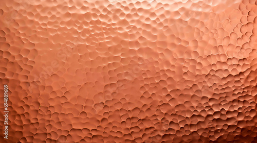 Hammered copper plate texture with a lustrous, dimpled surface.
