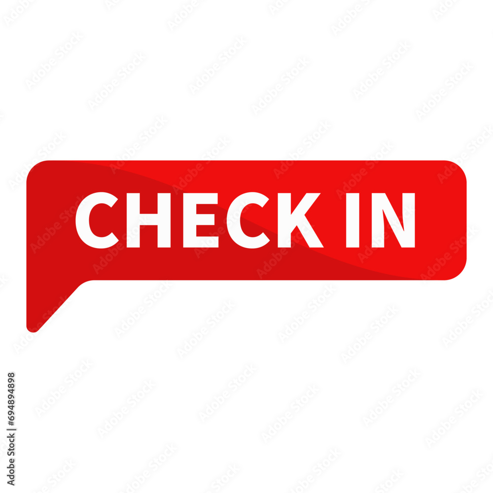 Check In On Red Rectangle Shape For Promotion Business Marketing Information Social Media
Check In On Red Rectangle Shape For Promotion Business Marketing Information Social Media