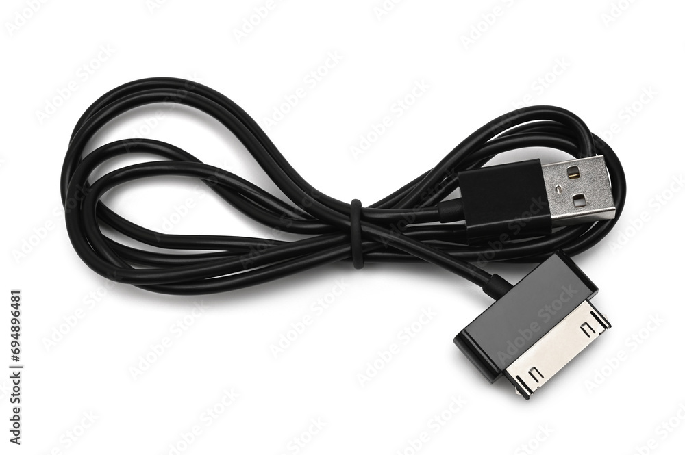 Cable connector 30 pin to USB Cable connector 30 pin to USB