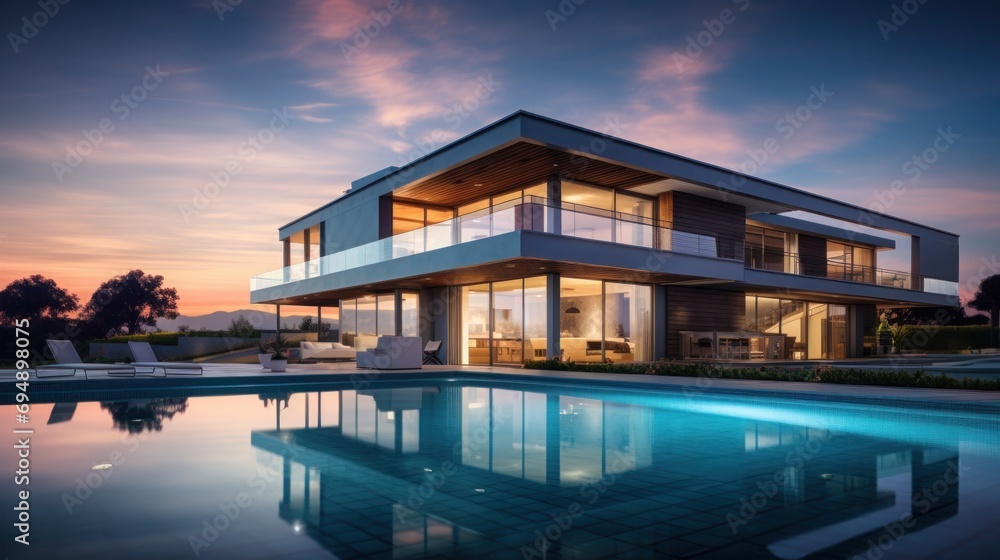 Fototapeta premium resort at night