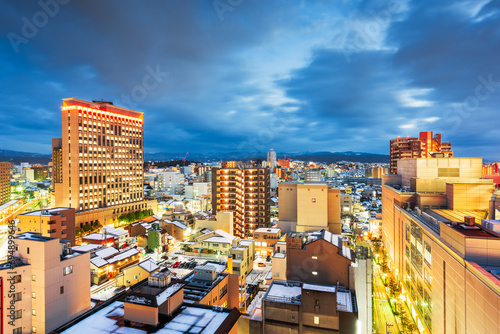 Kanazawa, Japan Downtown Skyline photo