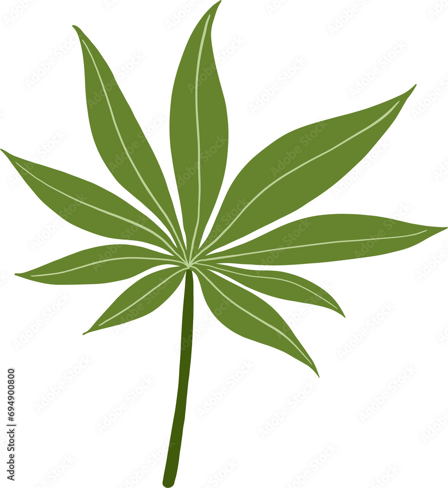 simplicity cannabis leaf freehand drawing flat design. simplicity cannabis leaf freehand drawing flat design.