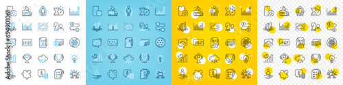 Vector icons set of Phone download, Efficacy and Chess line icons pack for web with Winner, Info, Cloud system outline icon. Fake news, Group, Cable section pictogram. Bitcoin chart. Vector