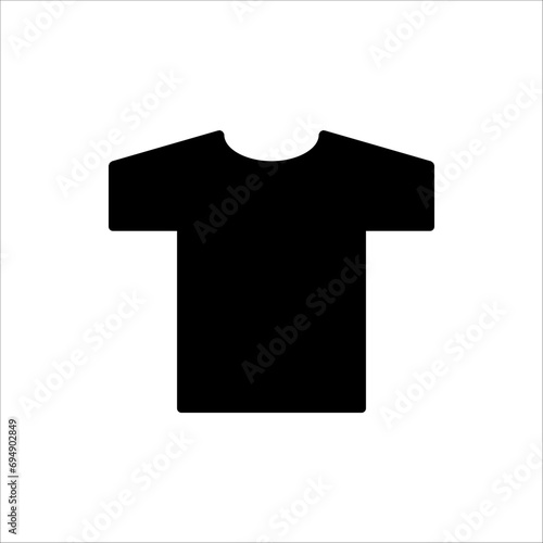 T-shirt icon. Clothing symbol. Tee logo for mobile concept and web design. isolated on white background