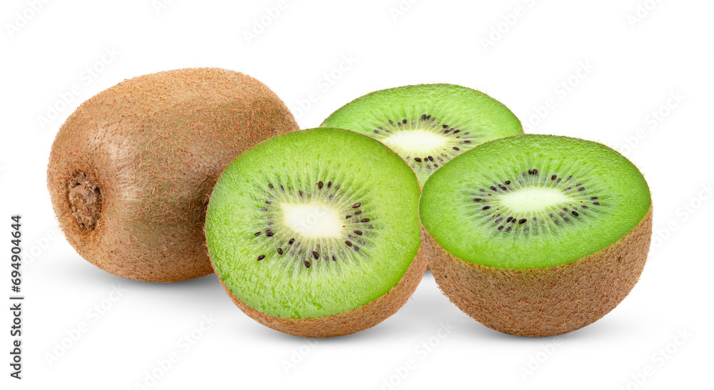 Fototapeta premium kiwi isolated on white background