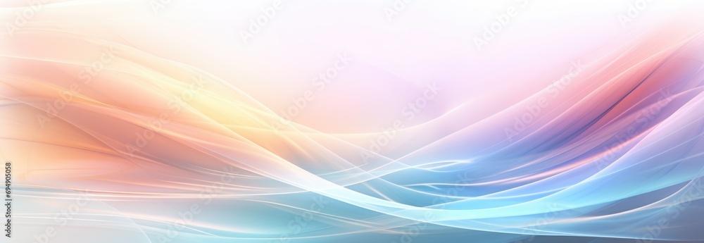 Abstract background with wavy lines and shapes in pastel colours Abstract background with wavy lines and shapes in pastel colours