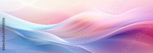 Abstract background with wavy lines and shapes in pastel colours photo