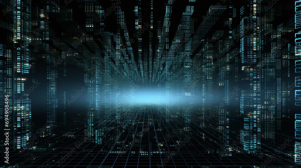 Software coding language transforming into a data network Software coding language transforming into a data network