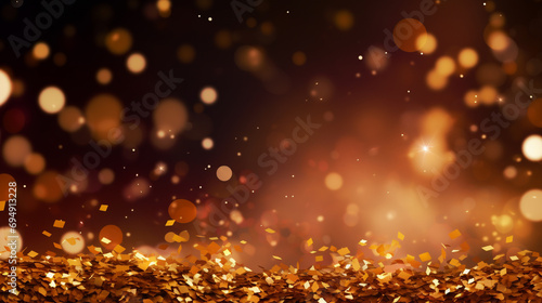 celebrations banner with bokeh