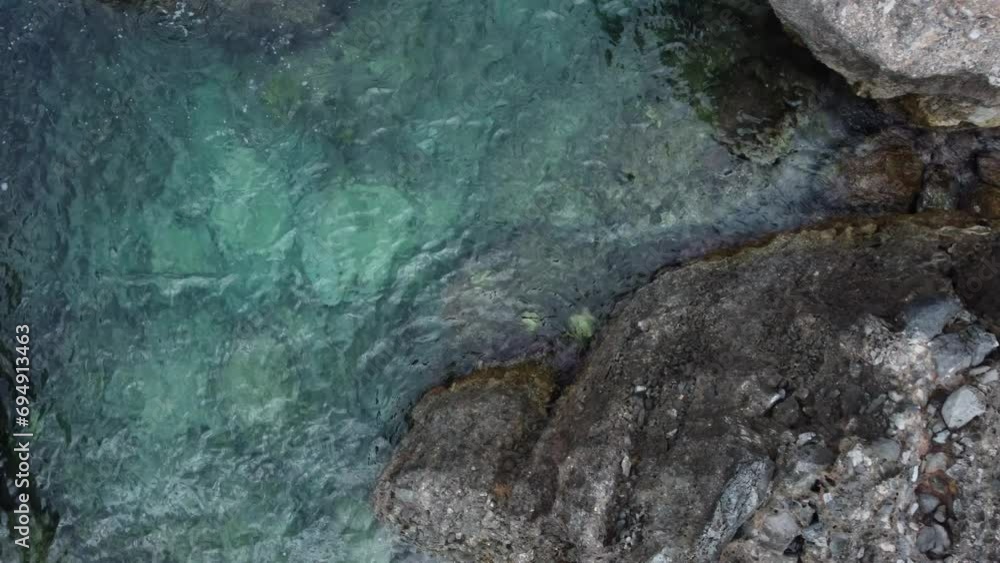 Vogelperspektive auf Strand von Kreta Vogelperspektive auf Strand von Kreta