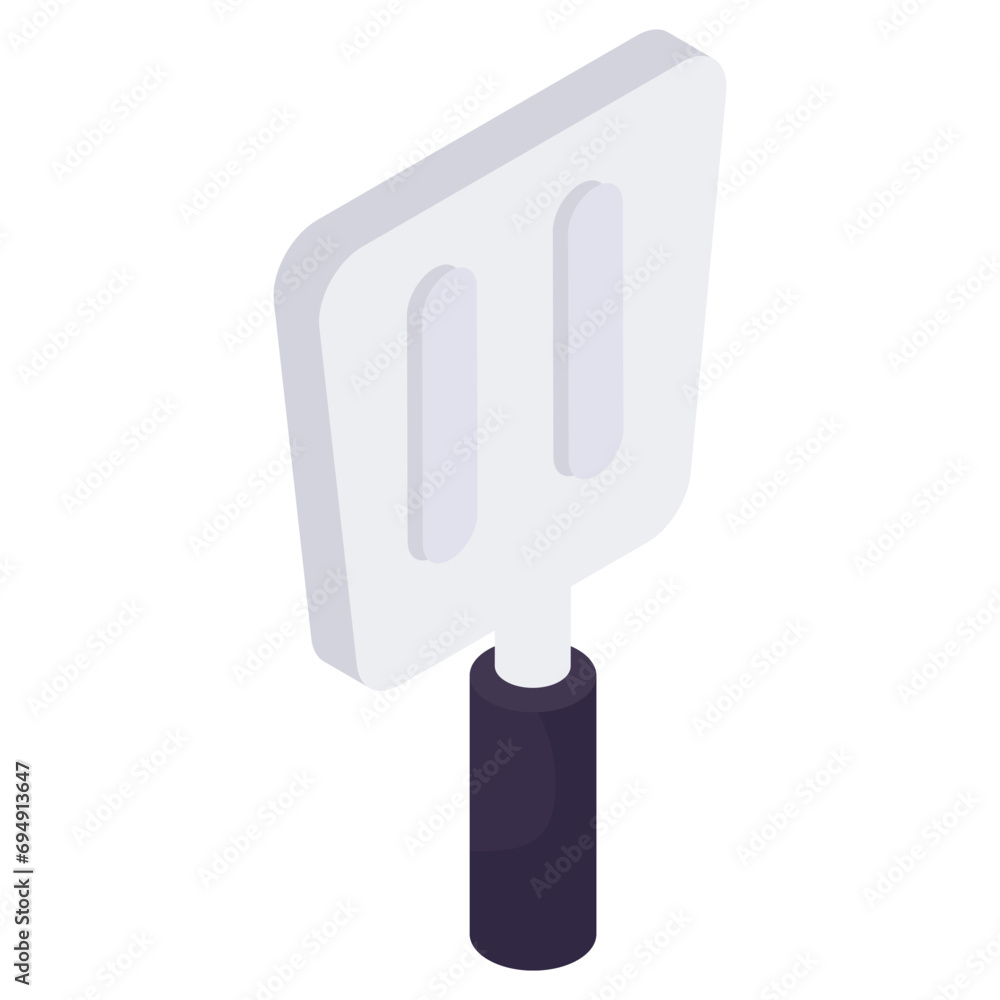 A beautiful design icon of kitchen spoon, spatula A beautiful design icon of kitchen spoon, spatula