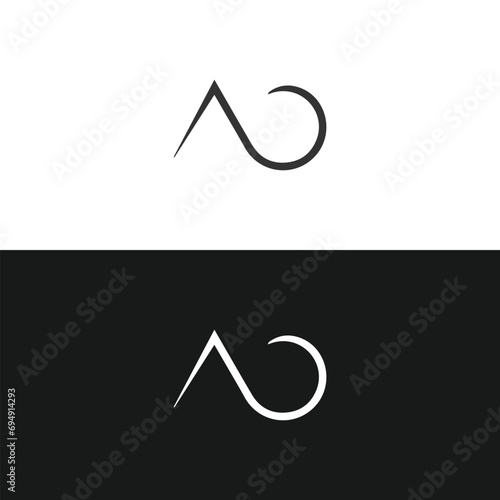 AC logo. A C design. White AC letter. AC, A C letter logo design. Initial letter AC linked circle uppercase monogram logo.
