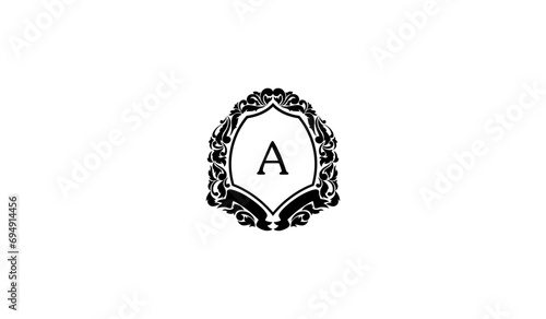 Luxury Alphabetical Card Logo A