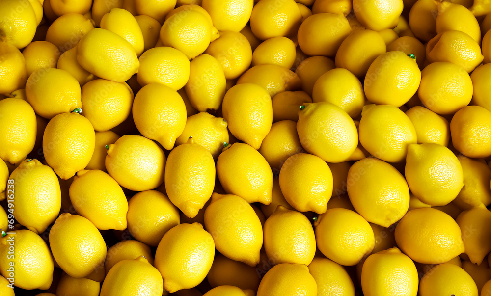 大量のレモン