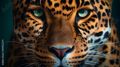 photograph of the fierce eyes of a wild jaguar © Possibility Pages
