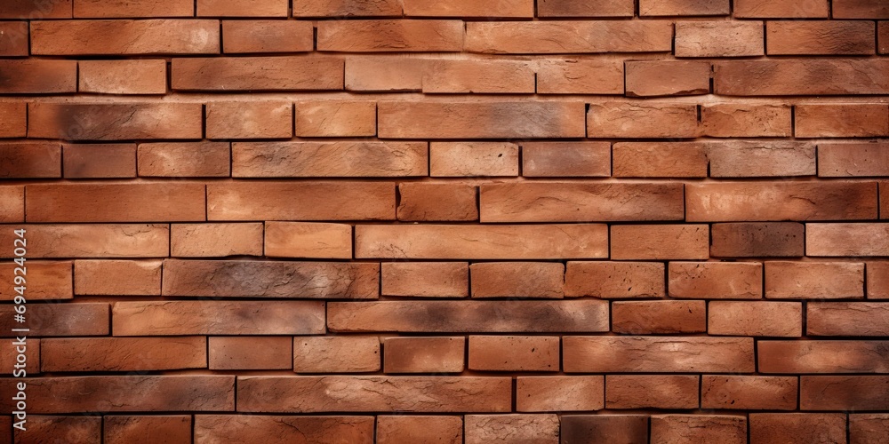 New Brown Terracotta Brick Blocks Wall Background Close Up, Pattern with Red Bricks or Brickwork House New Brown Terracotta Brick Blocks Wall Background Close Up, Pattern with Red Bricks or Brickwork House