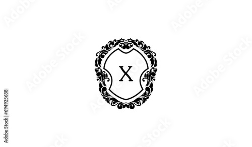 Luxury Alphabetical Card Logo X