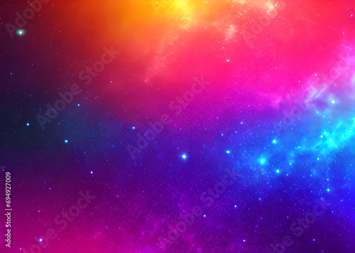 Space futuristic bright background  Generative AI