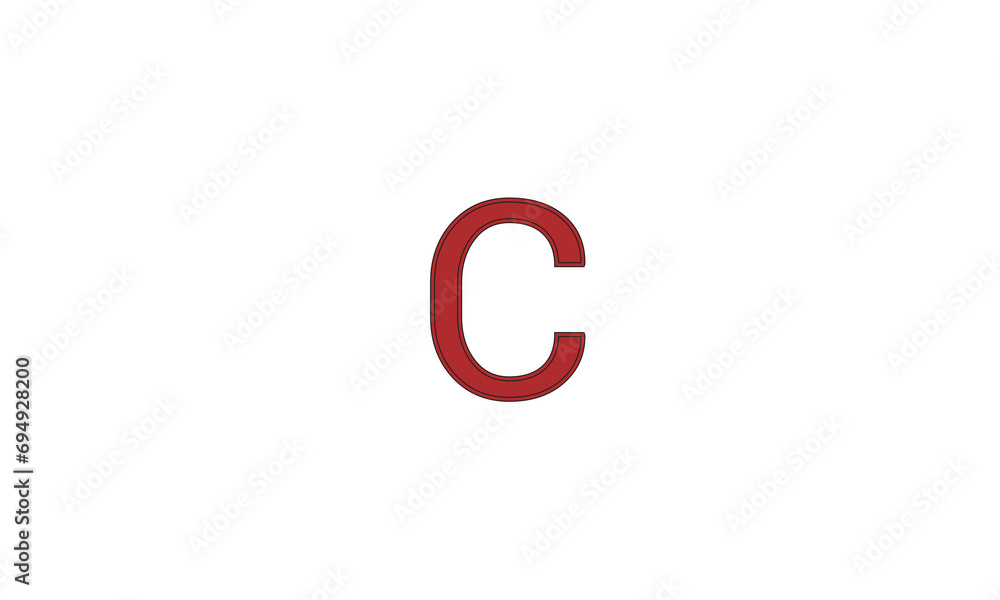 C, CC Abstract Letters Logo Monogram C, CC Abstract Letters Logo Monogram