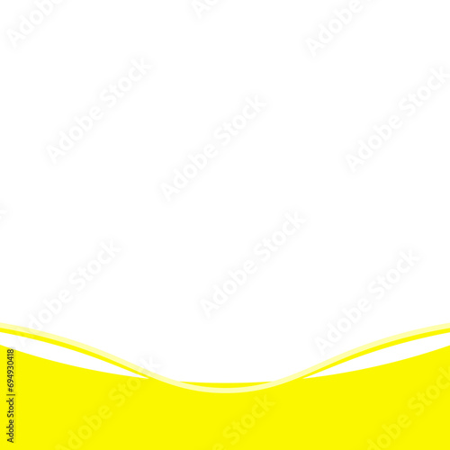 yellow banner and bottom bar