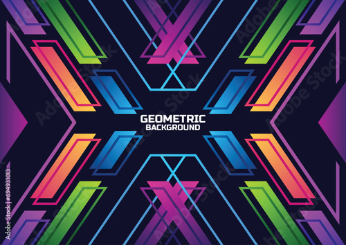 geometric gaming live background banner photo