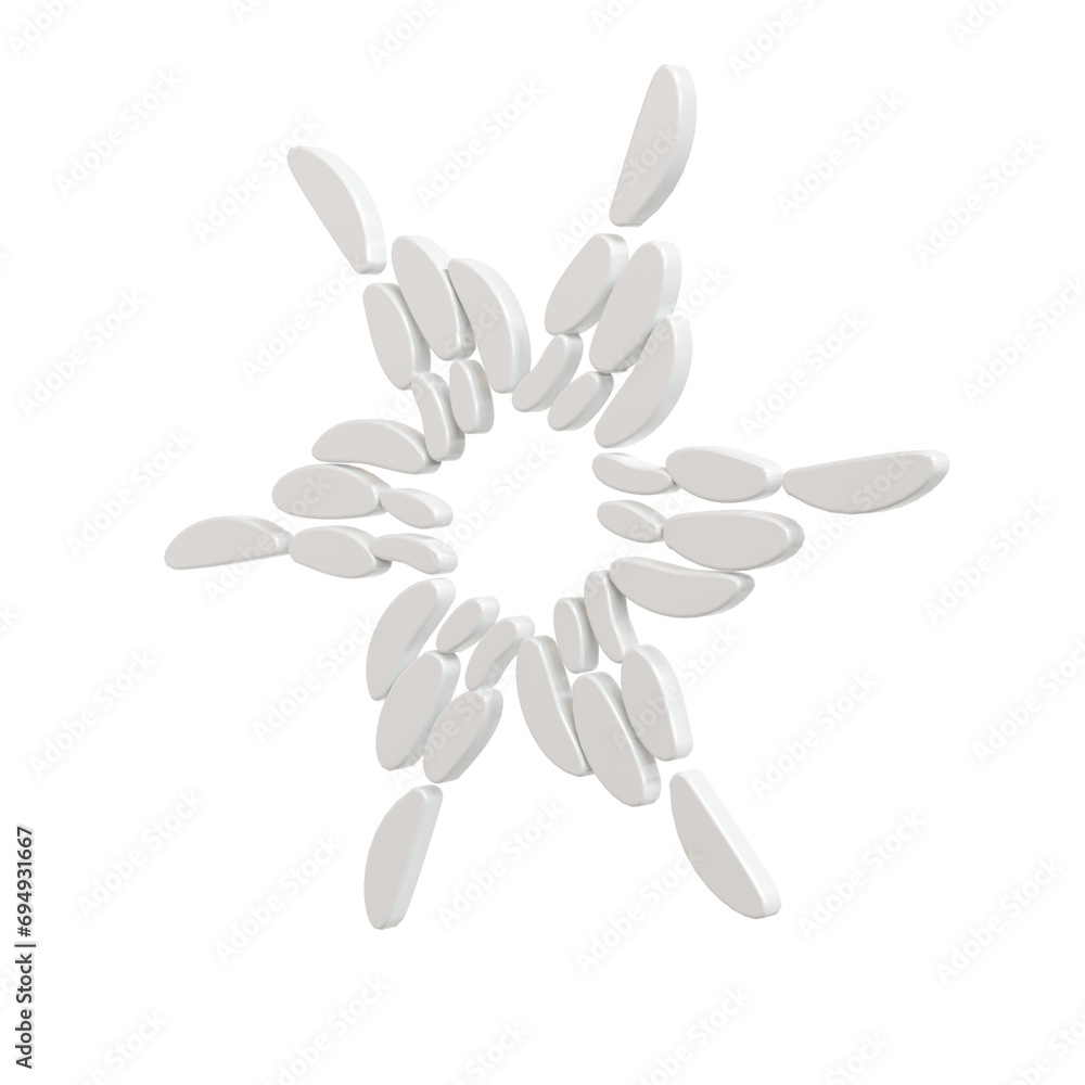 3d illustration of Christmas winter icon snowflake transparent. glossy surface. Happy New Year Decoration Holiday element for web design, greeting card 3d illustration of Christmas winter icon snowflake transparent. glossy surface. Happy New Year Decoration Holiday element for web design, greeting card