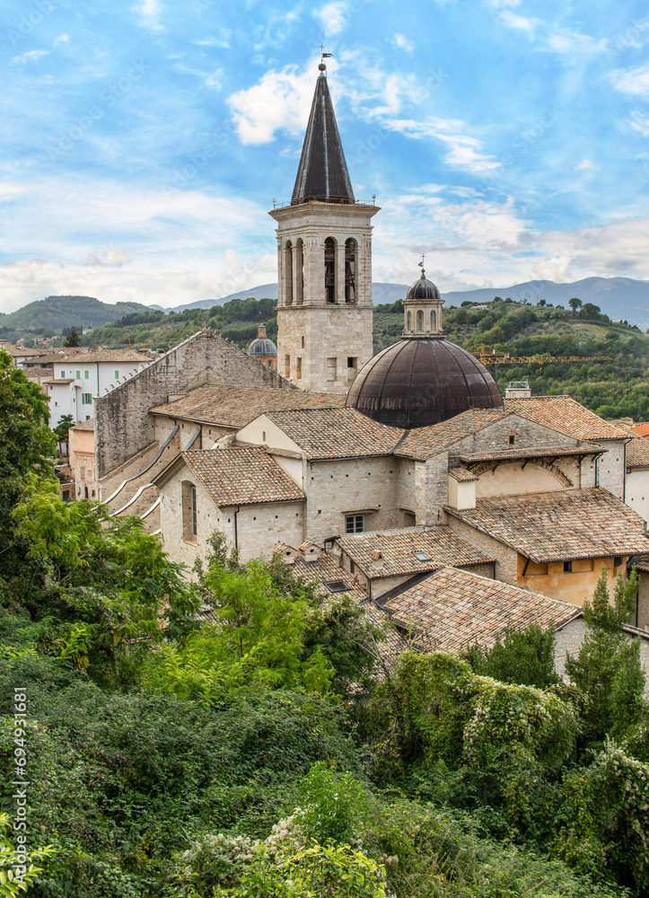 Spoleto, Italy one of the most beautiful villages in Central Italy