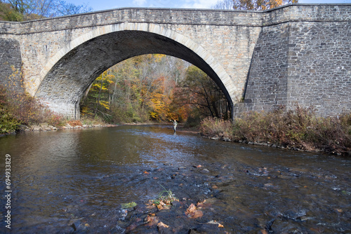 The Casselman River Bridge in Fall