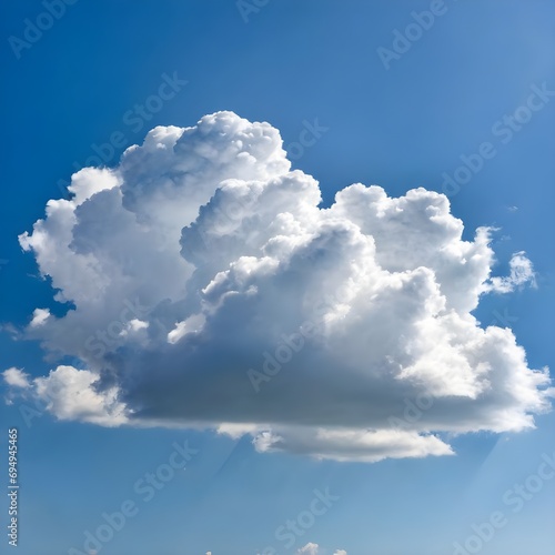 white cloud isolated on white