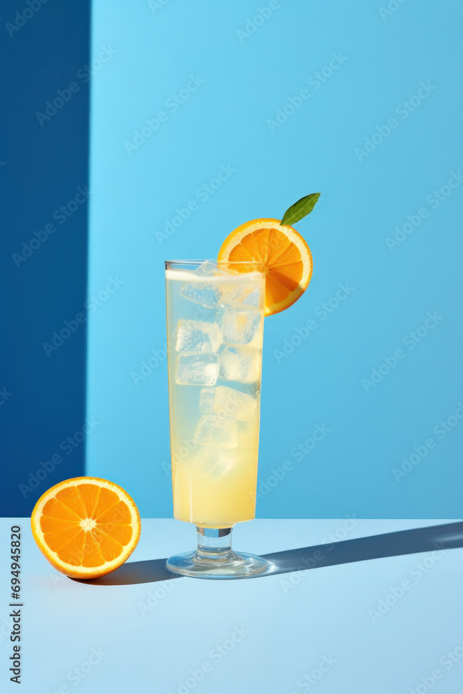 Minimalistic trendy photo of cocktail Minimalistic trendy photo of cocktail