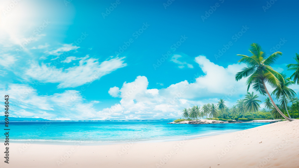 Fototapeta premium beach in the maldives