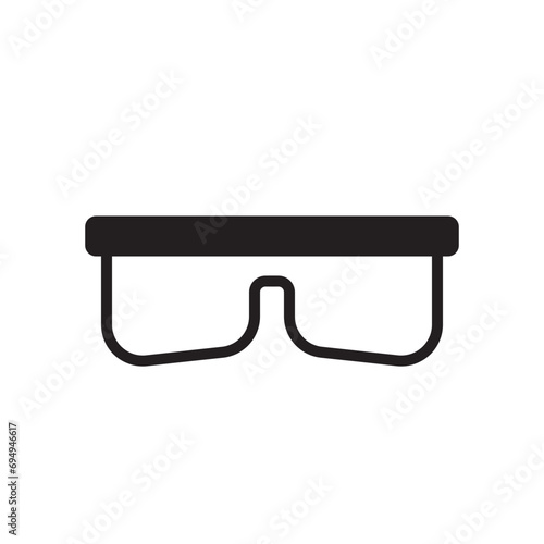 safety glasses icon design vector isolated