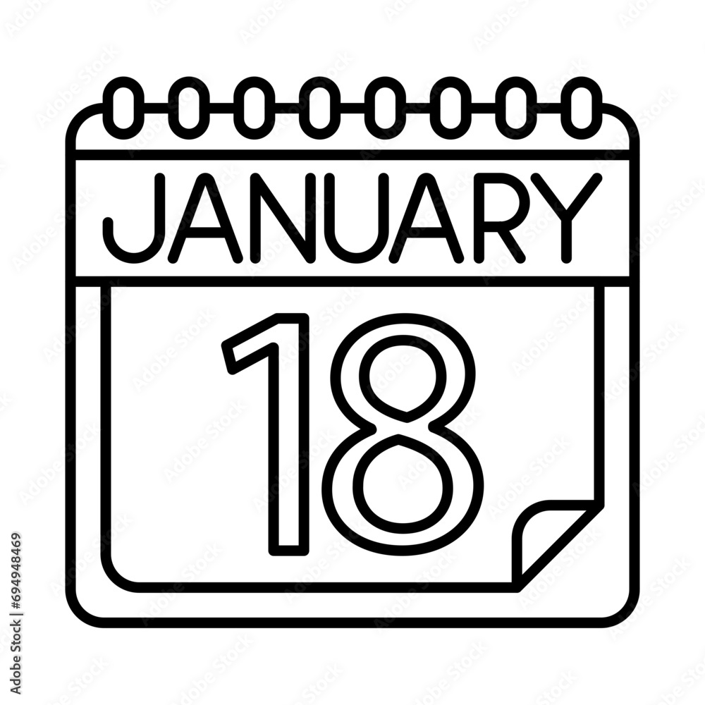January Icon Design