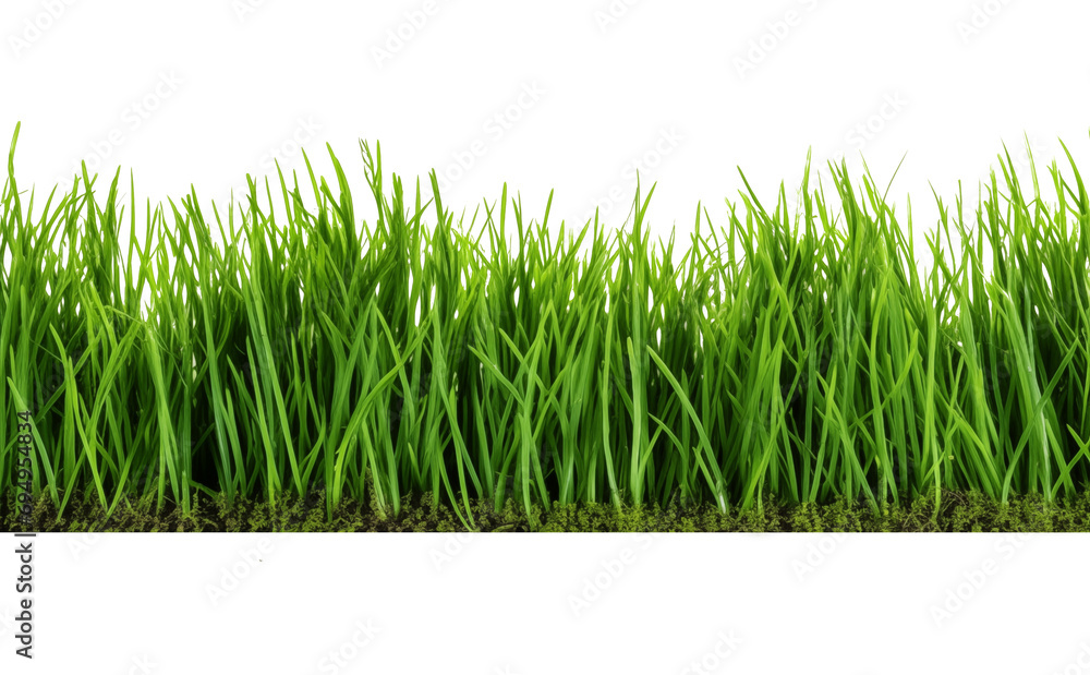 Green grass, isolated on a white background Green grass, isolated on a white background