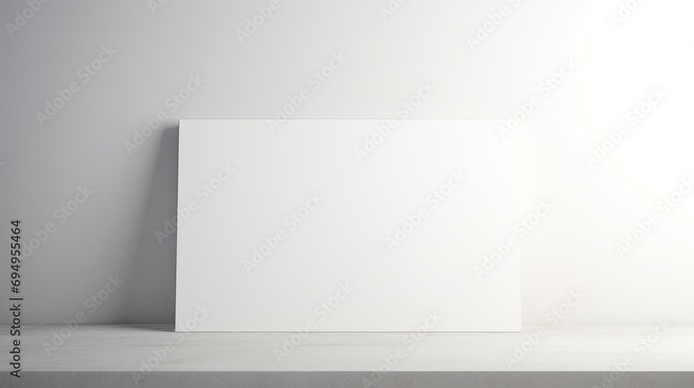 White background minimal. Copy space for displaying your product on a white table White background minimal. Copy space for displaying your product on a white table
