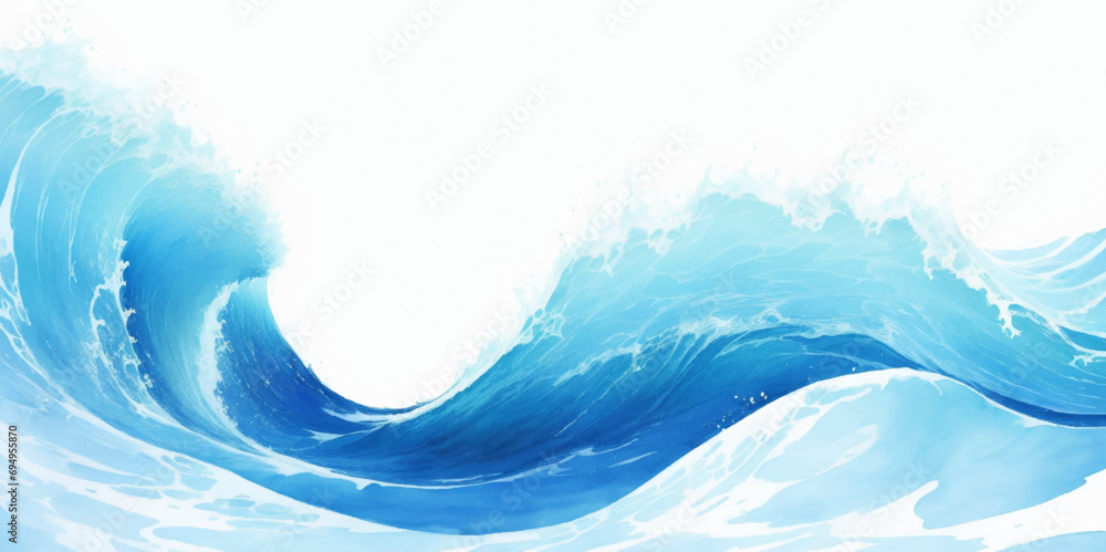 Blue ocean wave background. Blue and white water ocean background. Wavy ...