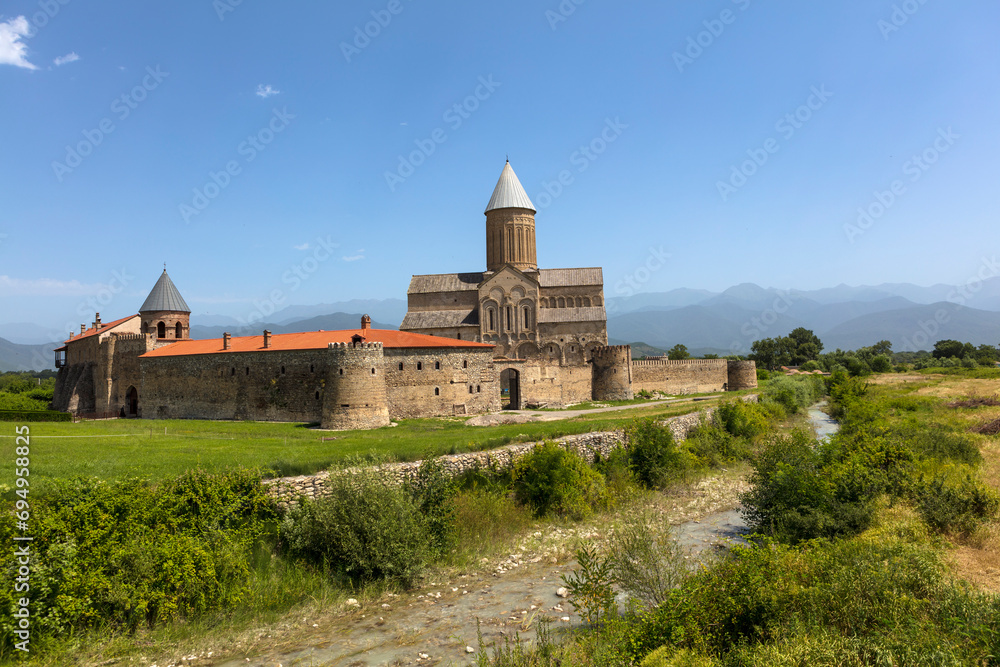 Georgia Alaverdi monastery on a sunny autumn day